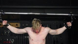 Bondage Master Deepthroats Young Muscle Stud Jesse Stone After Whipping Him – BDSM