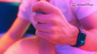 Giving his Massive Uncut Cock the Attention it Deserves / Fountain of Cum 💦😜